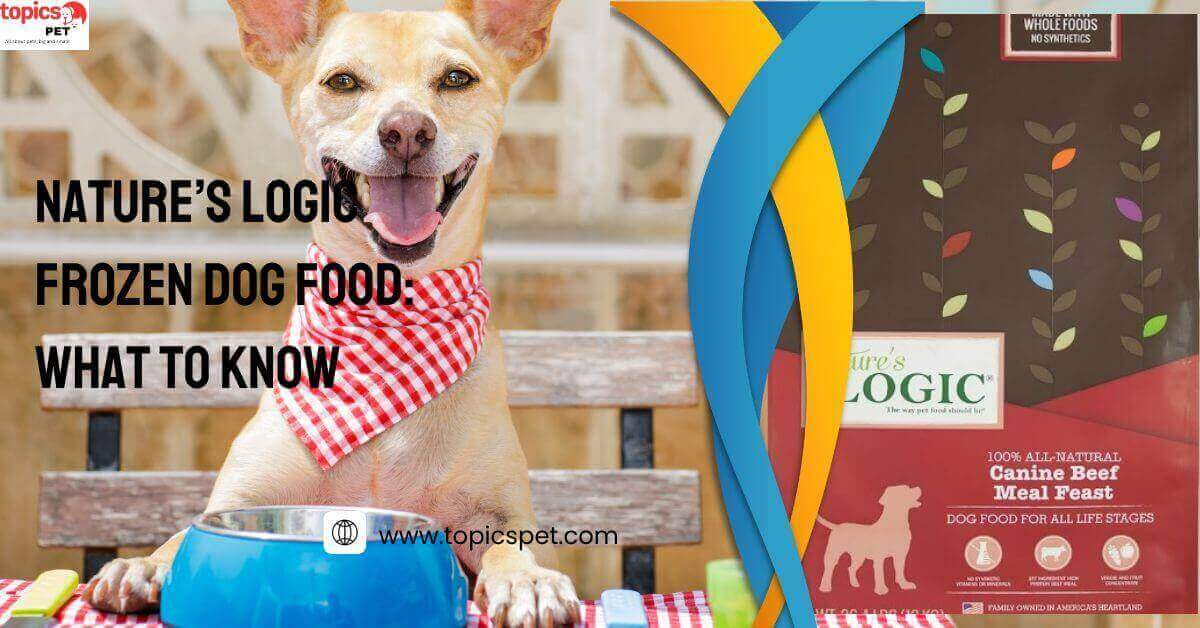 Nature’S Logic Frozen Dog Food What To Know